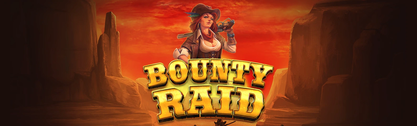 Bounty Raid Slot Wide Banner.