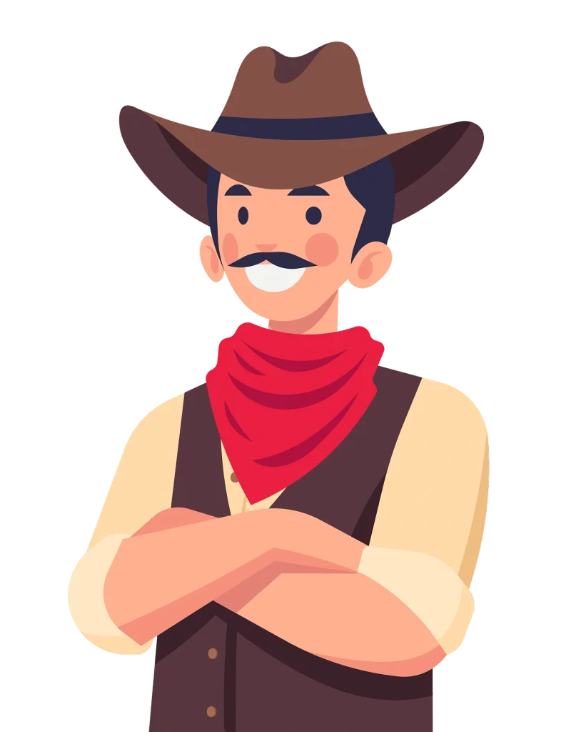Cowboy from Western Slots image.