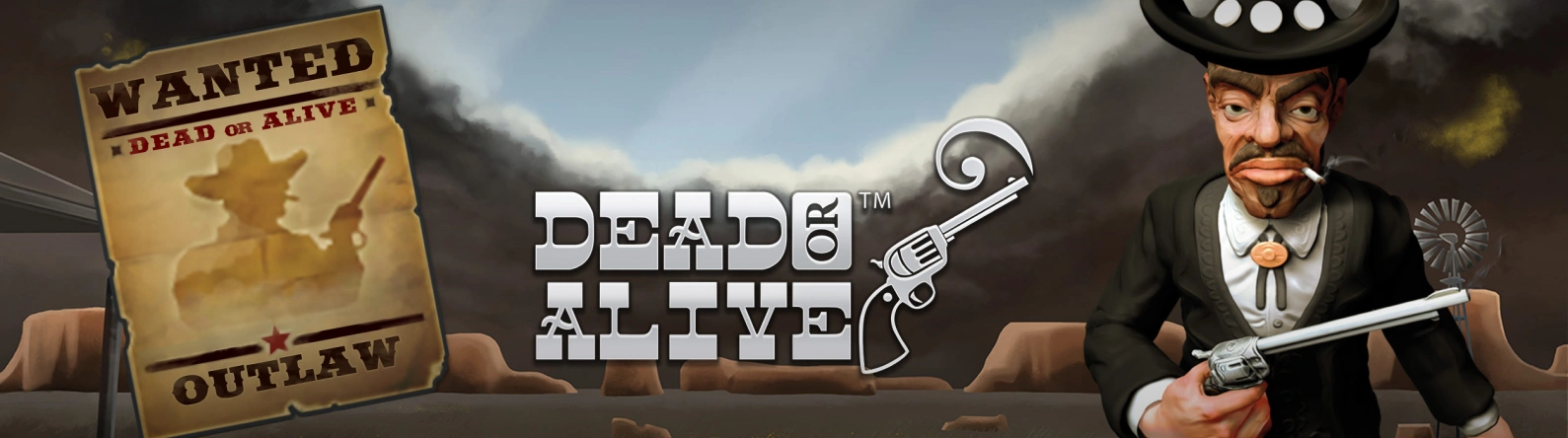 Dead or Alive Slot Banner.