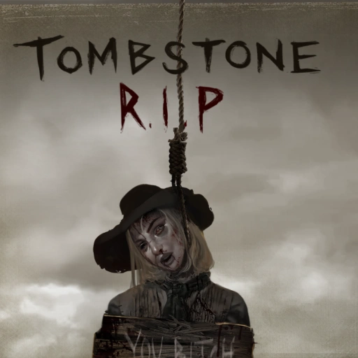 Tombstone RIP Slot logo.