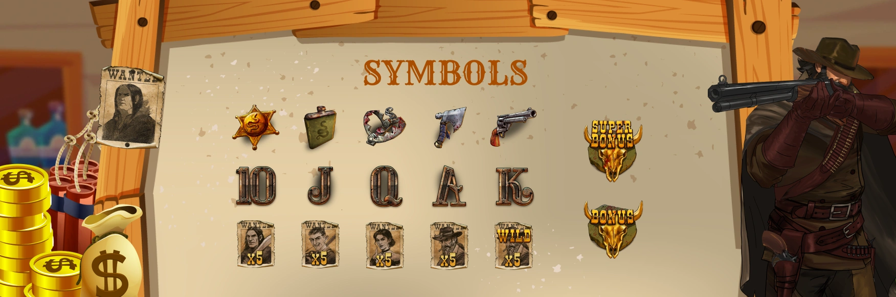 Dead or Alive 3 Slot Symbols.